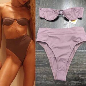 NWT Tropic of C | Mariel top and Venus bottom in Raisin